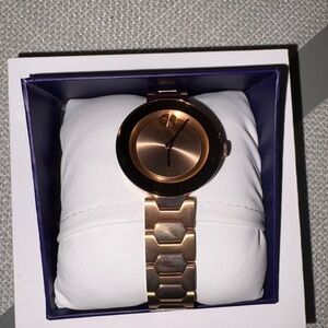 Movado Rose Gold-Tone Women's Bracelet Watch